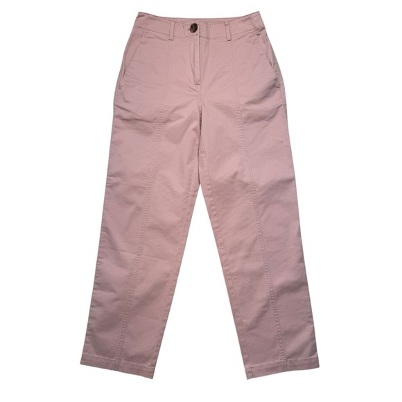 Ann Taylor Pink Straight Leg Pants - Picture 2 of 8